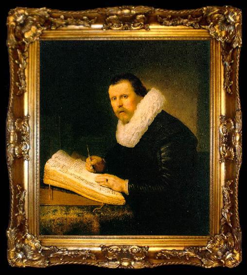 framed  REMBRANDT Harmenszoon van Rijn A Scholar, ta009-2